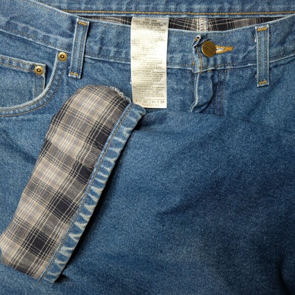 Carhartt Other - Carhartt Flannel Lined Pants Mens 42x29 Relaxed Twill Denim Outdoor Utility